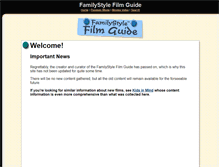 Tablet Screenshot of familystyle.com